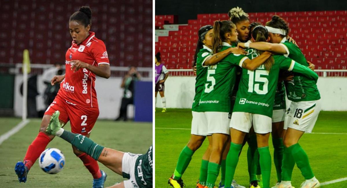 Este viernes se llevará a cabo el partido por el tercer puesto de la Copa Libertadores entre América y deportivo Cali. Foto: Instagram América de Cali femenino / Deportivo Cali Fem