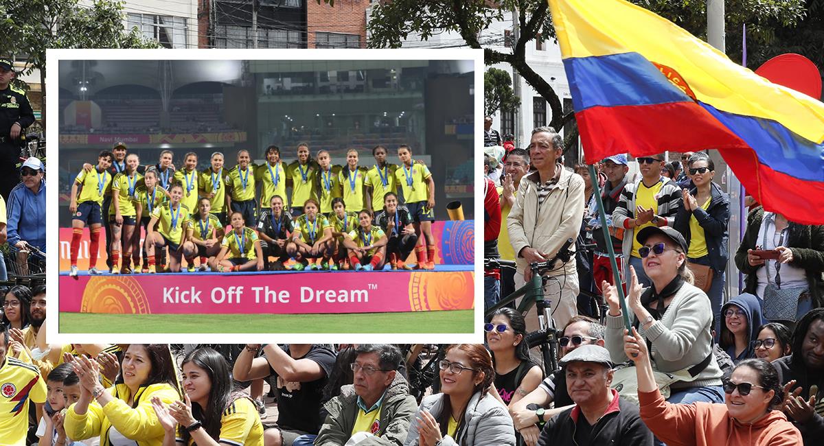 La Selección Colombia se convierte en subcampeona del Mundo. Foto: EFE
