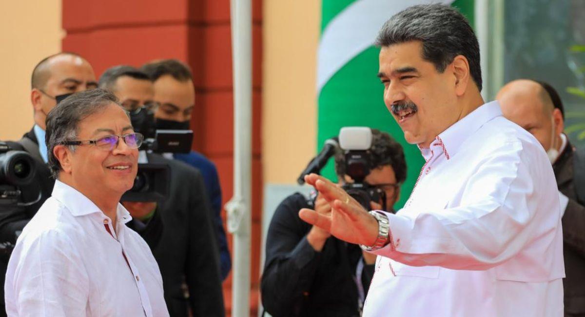 Presidentes Nicolás Maduro y Gustavo Petro. Foto: Twitter @NicolasMaduro