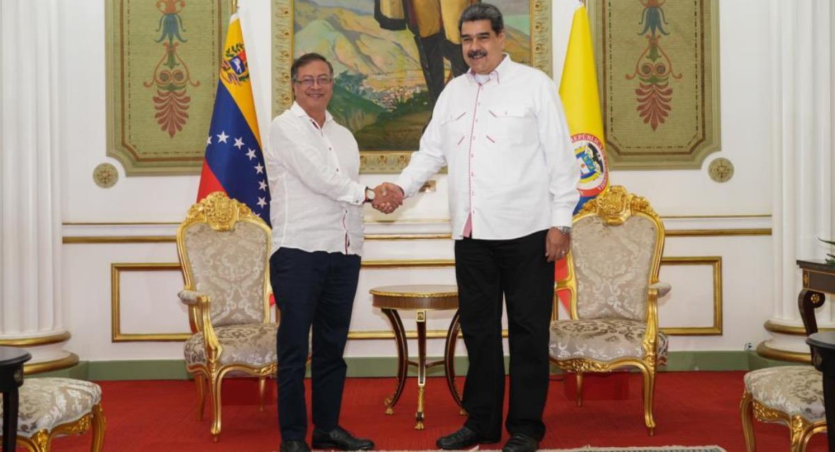 Estos temas marcaron la reunión entre Petro y Maduro. Foto: Twitter @petrogustavo
