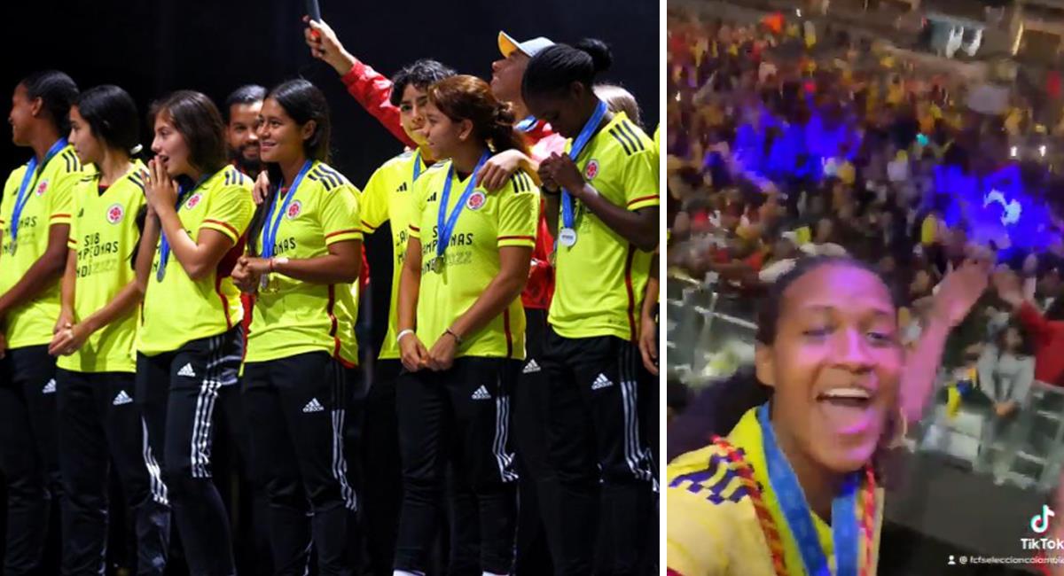 Selección Colombia: Con tremendo "parrandón" hinchas recibieron a las  Subcampeonas del Mundial Sub 17