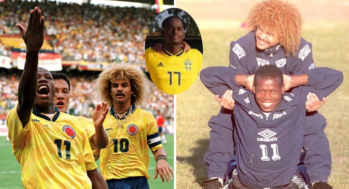 El familiar del tino ya jugó con selección europea. Foto: Twitter Iconic Footballs shirts & Scout Search