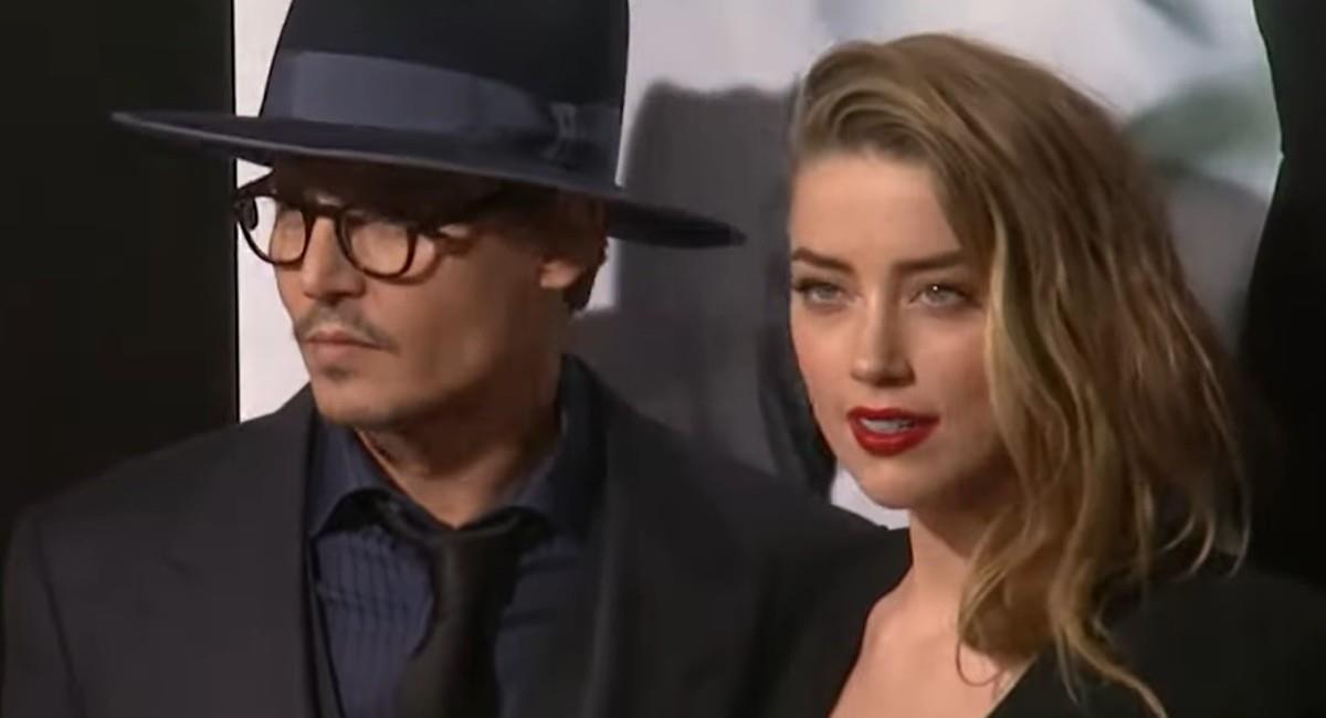 Amber Heard y Johnny Depp. Foto: Youtube