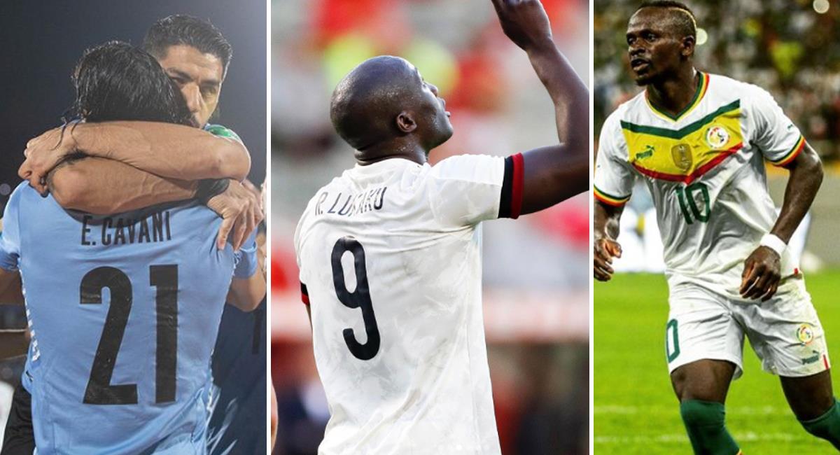 Estos jugadores podrían perderse el Mundial de Qatar 2022. Foto: Instagram Mané / Cavani / Lukaku