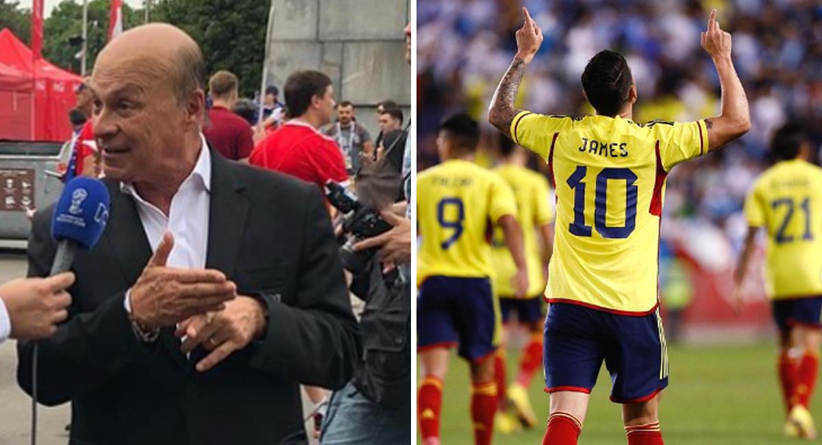 Carlos Antonio Vélez en contra de la convocatoria de la Selección Colombia. Foto: Instagram Carlos Antonio Vélez / James Rodríguez