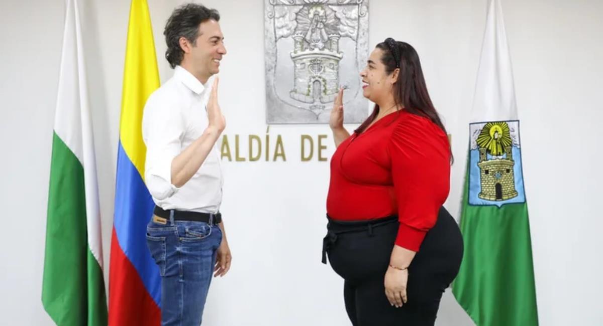 Rifirrafe entre el hijo de Cabal y Quintero por peso de la secretaria de Salud de Medellín. Foto: Alcaldía de Medellín