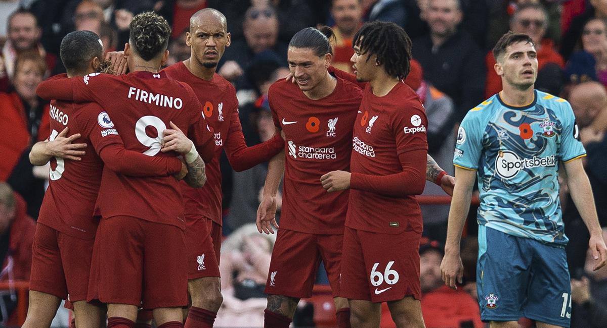 Liverpool se quedó con el triunfo este sábado ante Southampton. Foto: EFE