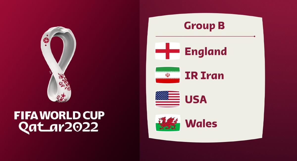 El grupo B muestra a Inglaterra como candidata a avanzar. Foto: Twitter @FIFAWorldCup