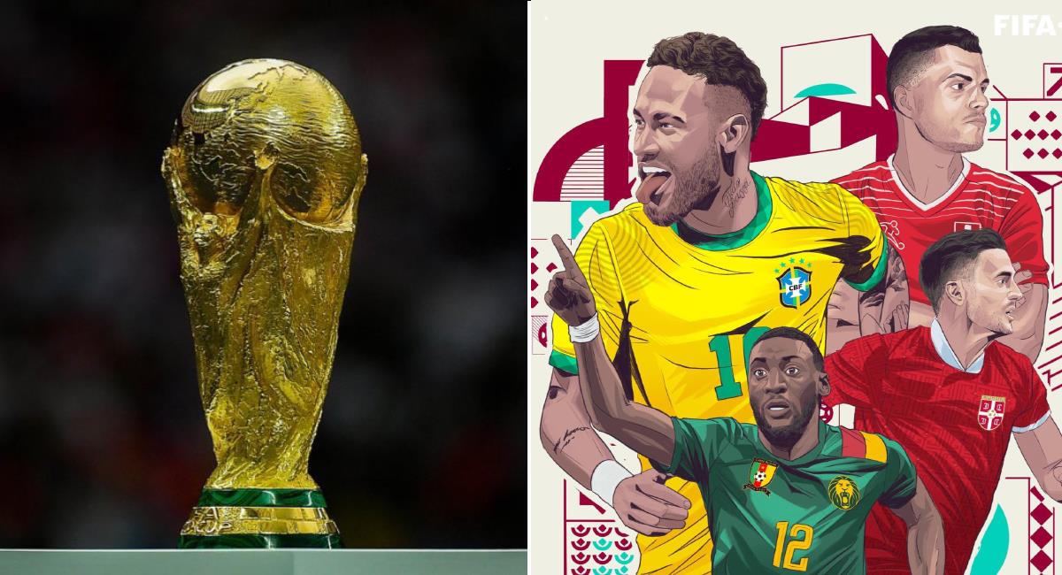 Brasil buscará su sexta copa del mundo. Foto: Twitter @fifaworldcup_es