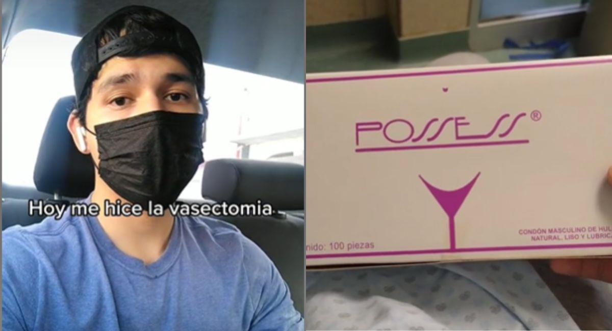 Joven de 26 años cuenta su experiencia con la vasectomía. Foto: TikTok Captura de video @kafeih93