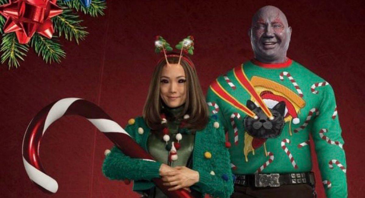Mantis y Drax tendrán un rol protagónico en el especial de Navidad de "Guardianes de la Galaxia". Foto: Twitter @Guardians