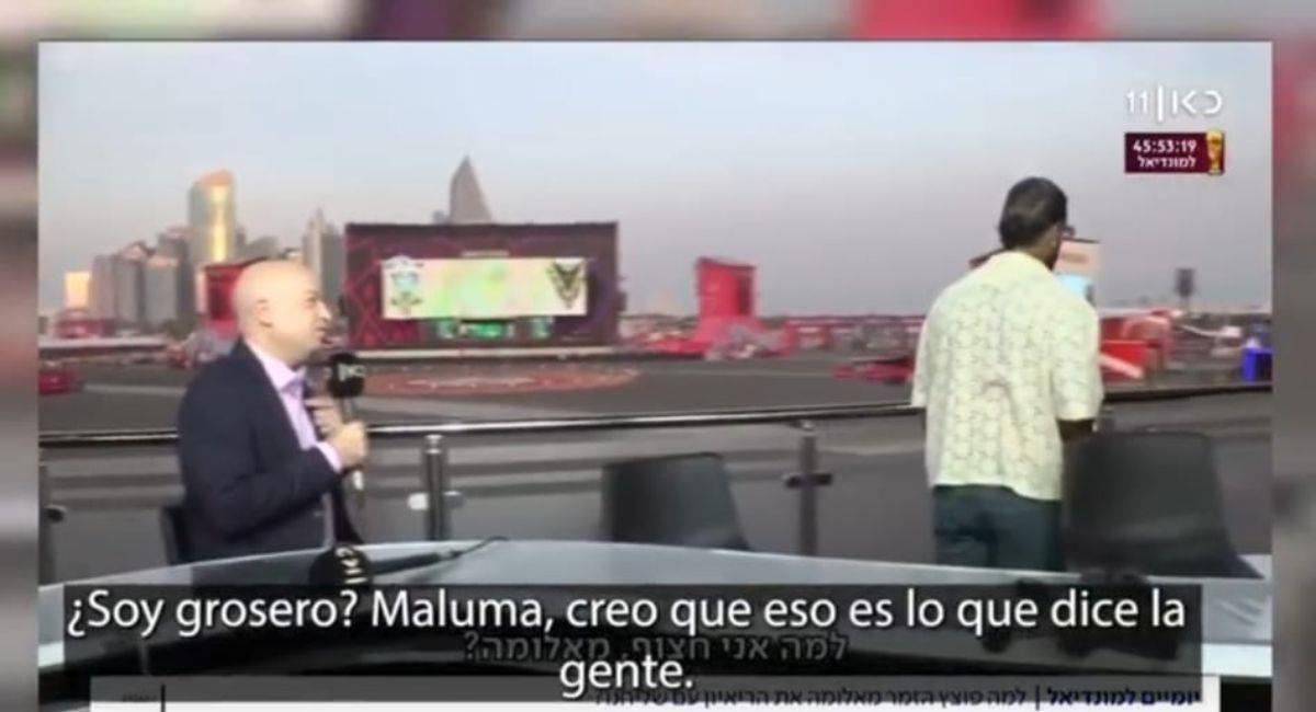 Entrevista a Maluma por su participación en el Mundial. Foto: Youtube Captura de video.