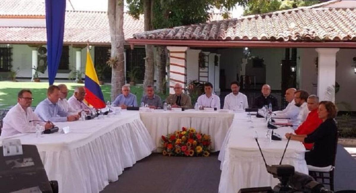 Colombia y ELN reinician diálogos de paz desde Caracas. Foto: Twitter @ComisionadoPaz