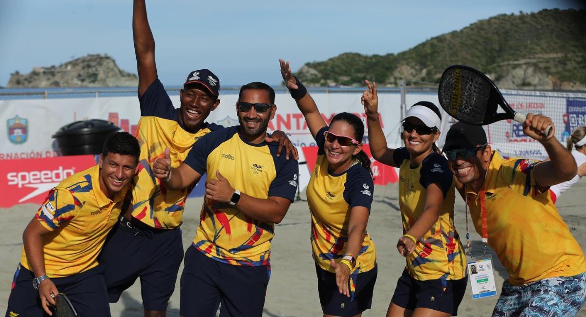 Colombia en los Juegos Mar y Playa 2022. Foto: Facebook Comité Olímpico Colombiano