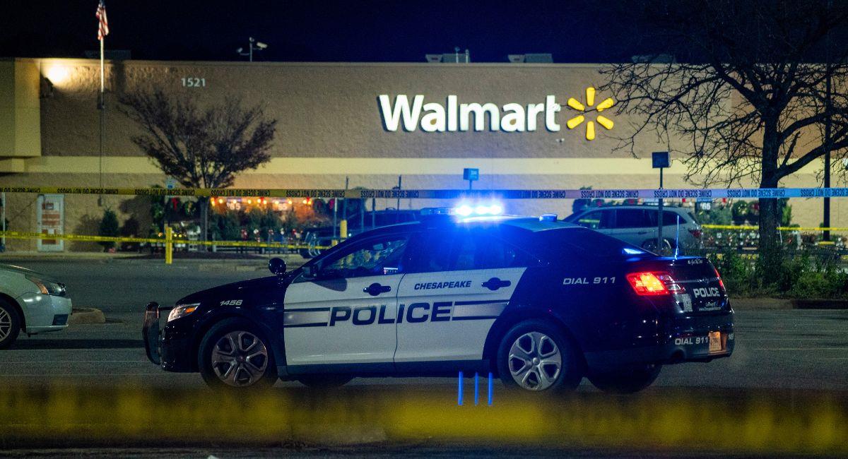 Al menos siete personas han resultado muertas en un tiroteo ocurrido en un supermercado Walmart de la localidad de Chesapeake. Foto: EFE EFE/ Shawn Thew