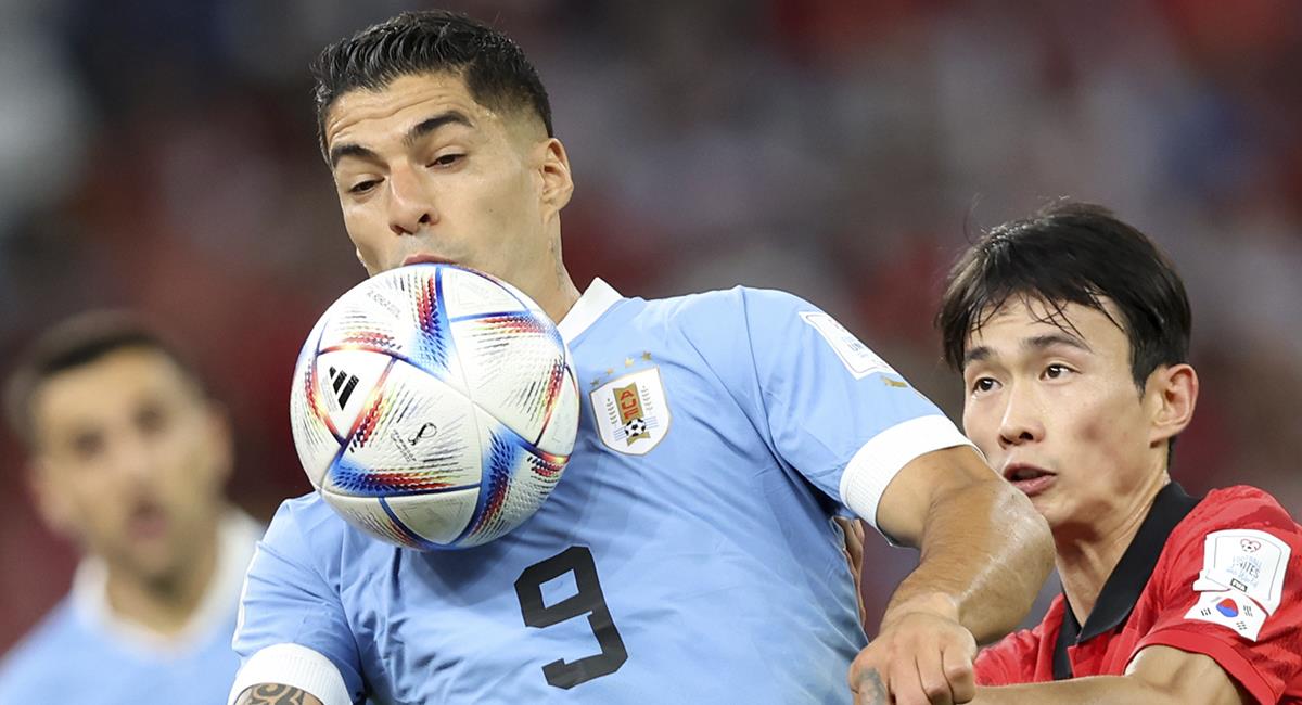 Uruguay igualó ante Corea del Sur en el debut del Mundial Qatar 2022. Foto: EFE
