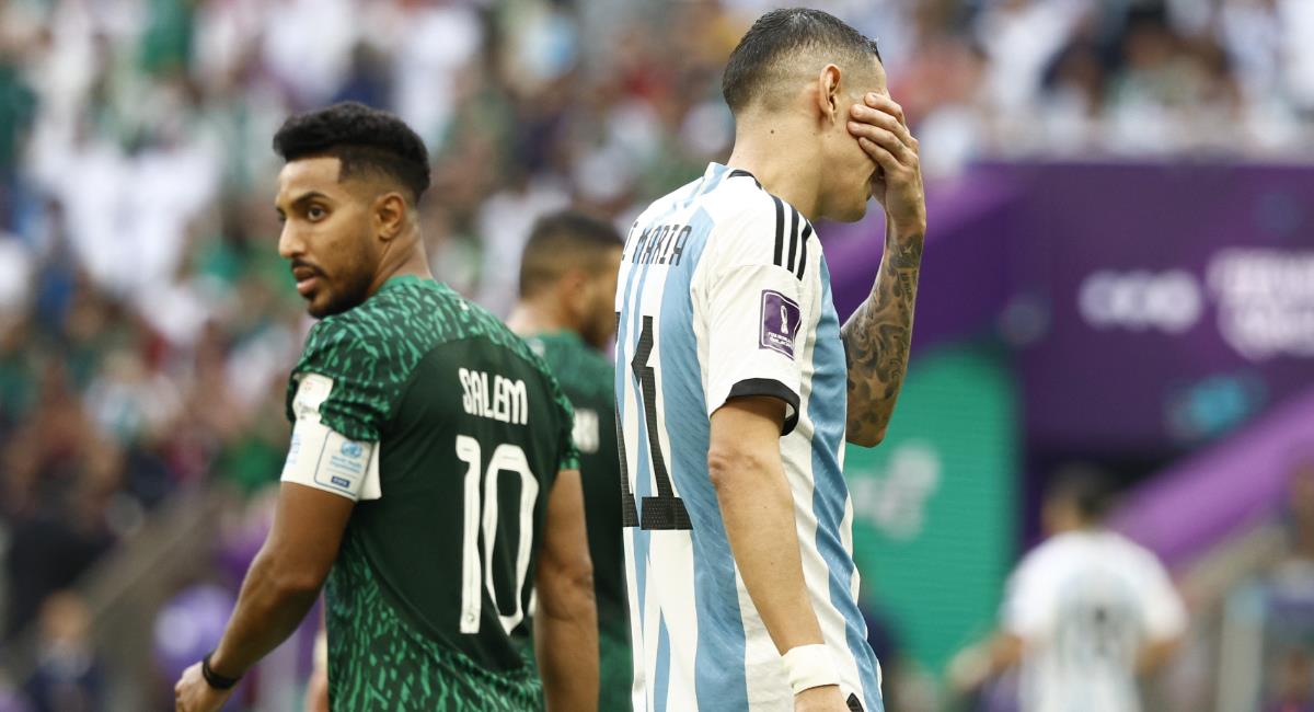 Argentina perdió en su debut, contra Arabia Saudita. Foto: EFE