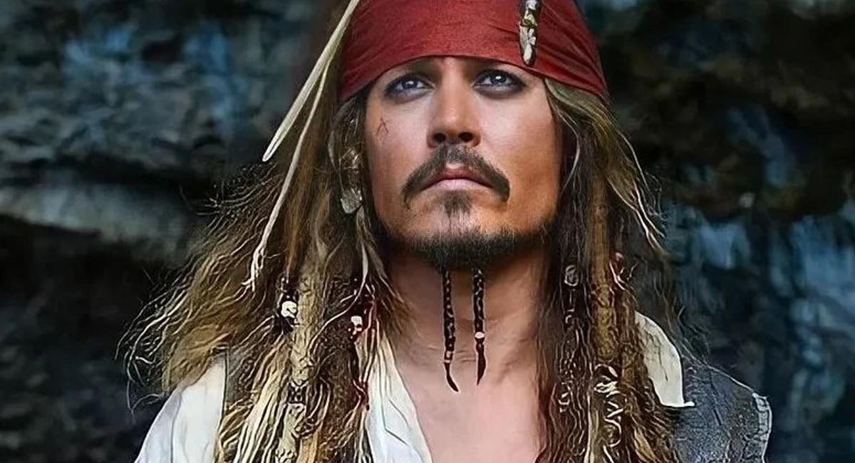 Johnny Depp como Jack Sparrow. Foto: Instagram @jack_s_p_a_row