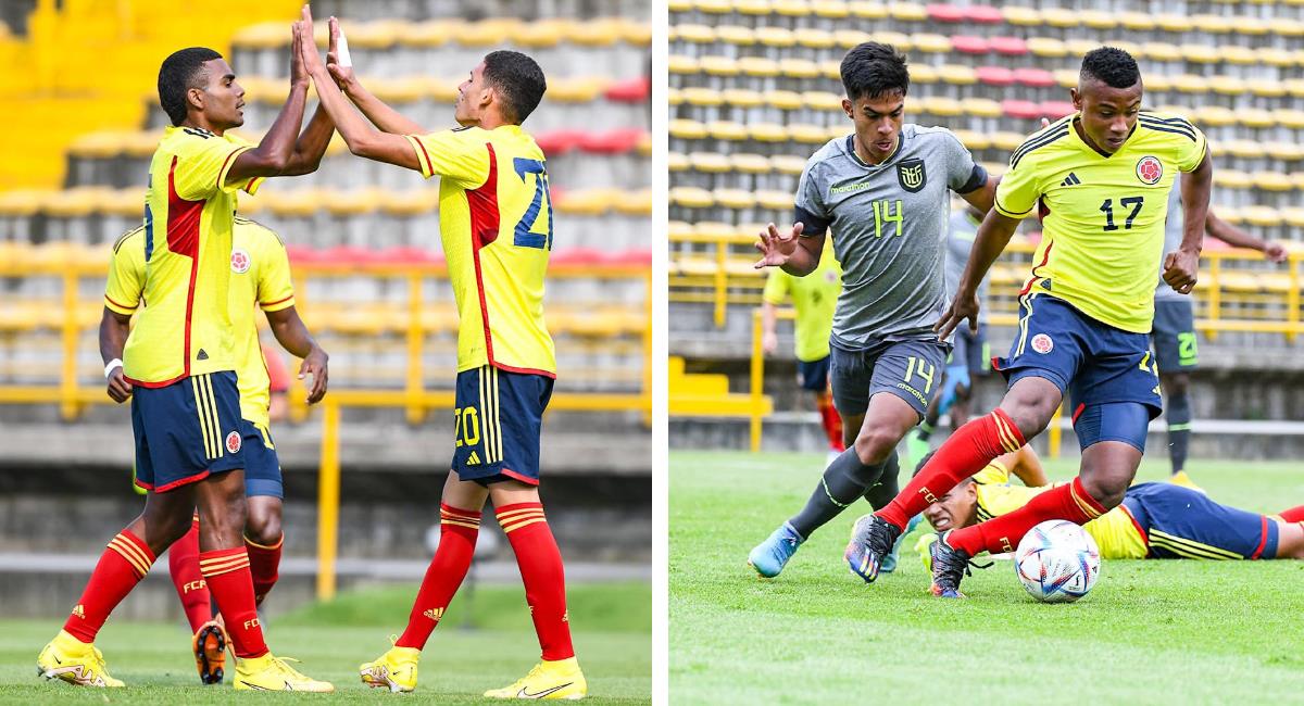 Colombia se prepara para el Sudamericano Sub 20 de 2023. Foto: Facebook Federación Colombiana de Fútbol