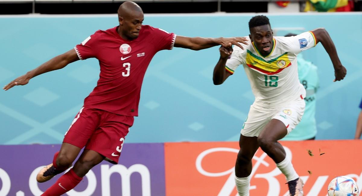 Senegal derrotó al país anfitrión en el estadio Al Thumama. Foto: EFE Ali Haider