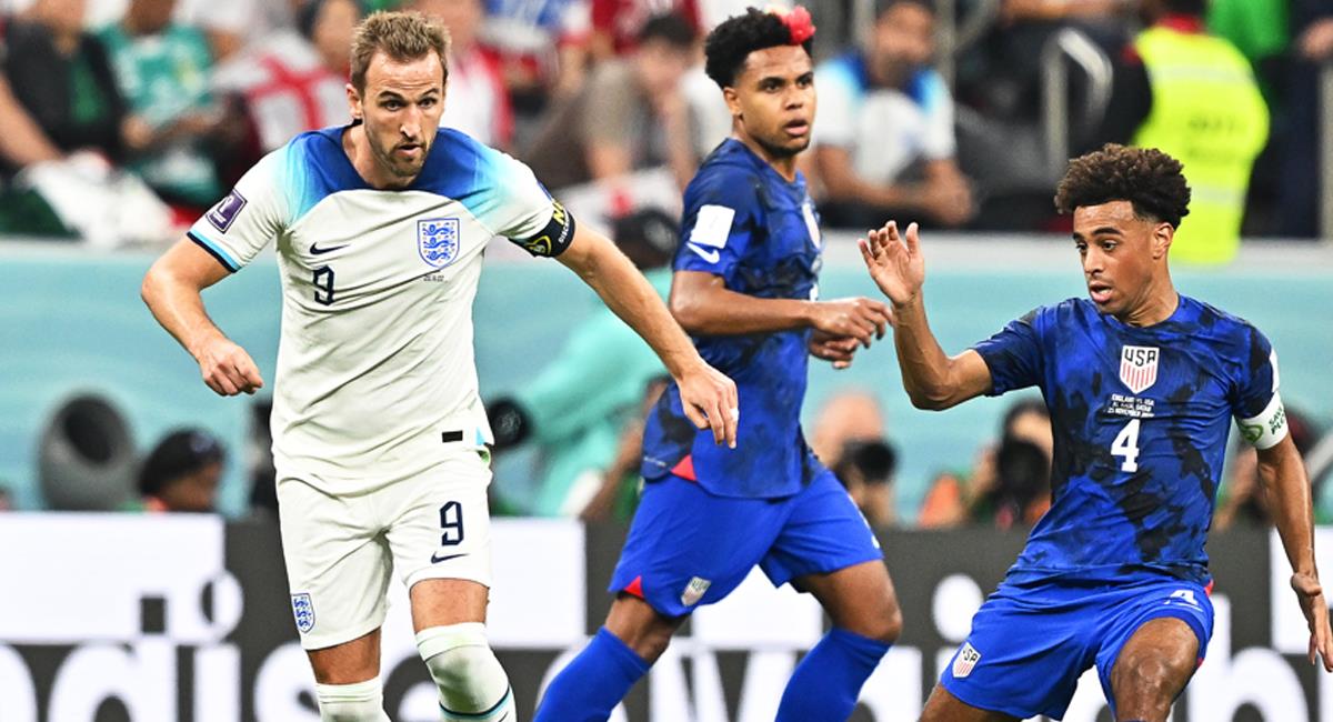Estados Unidos e Inglaterra igualaron en su segundo partido del Mundial de Qatar 2022. Foto: EFE