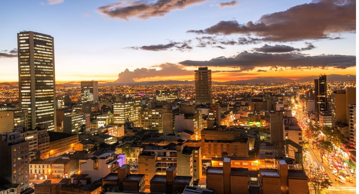 Bogotá una ciudad inmensa que resguarda a nacionales y extranjeros. Foto: Shutterstock