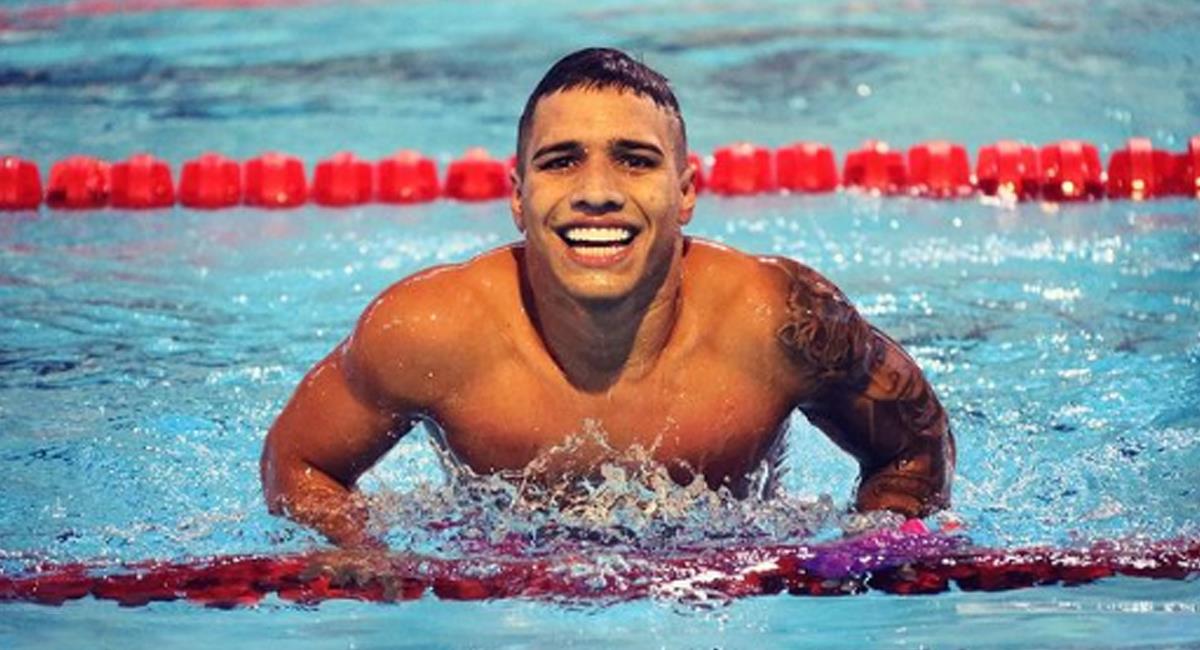 Carlos Serrano el mejor nadador del mundo 2022. Foto: Instagram Carlos Serrano