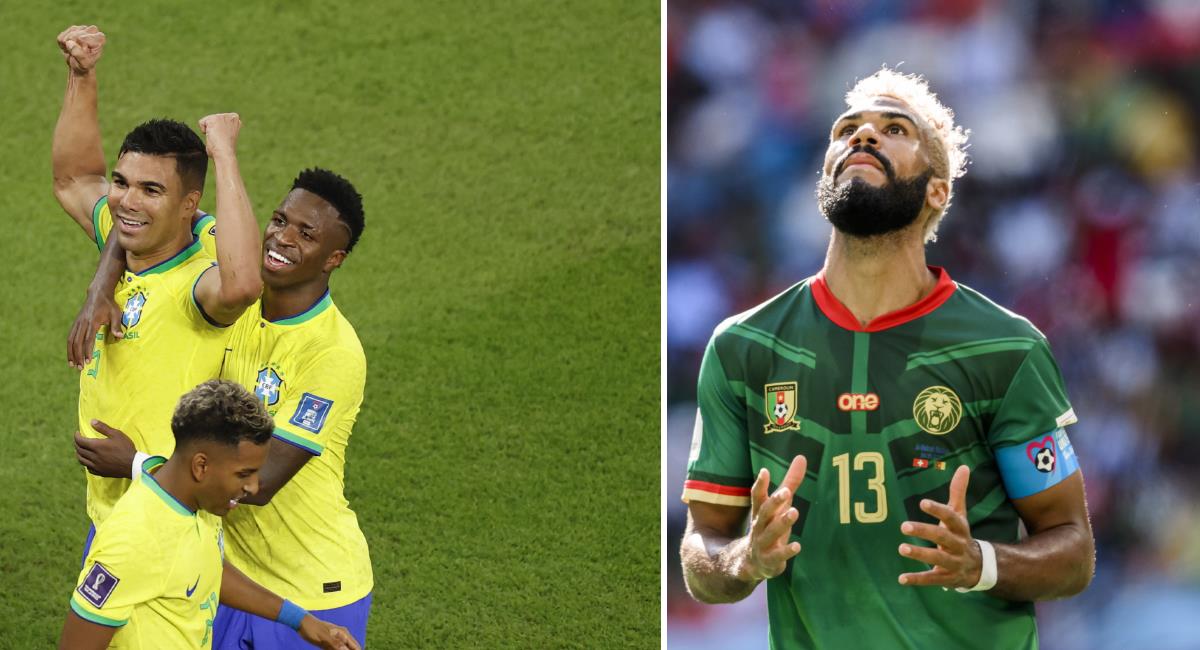 Brasil y Camerún jugarán la última jornada del grupo G. Foto: EFE
