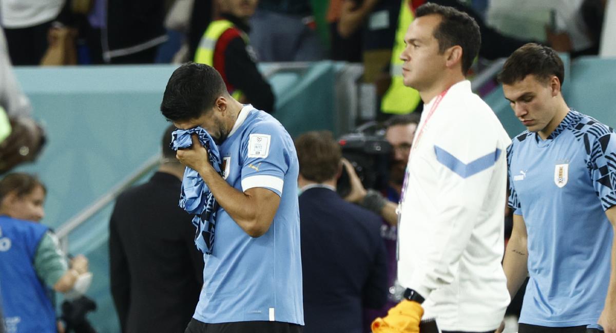 Uruguay llora la eliminación, con la polémica del penal a Núñez. Foto: EFE