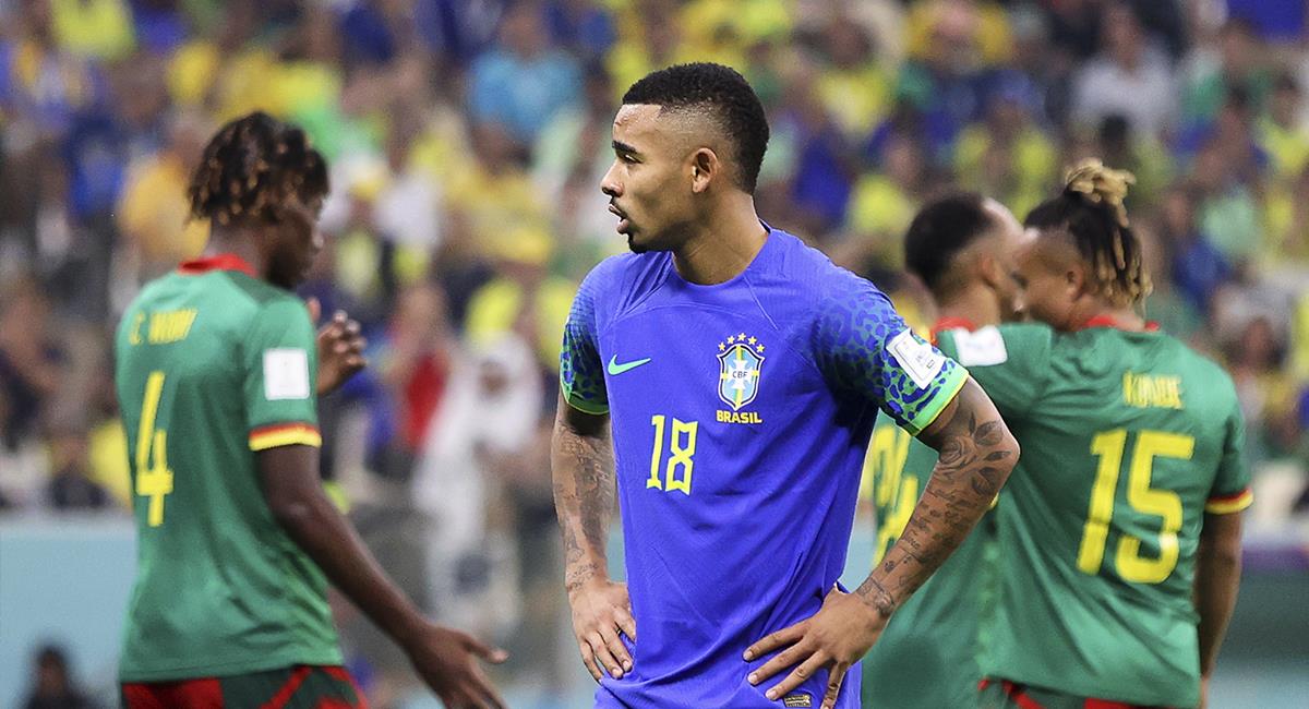 Brasil sella su clasificación a octavos pero cierra la fase de grupos con un aburrido empate ante Camerún. Foto: EFE