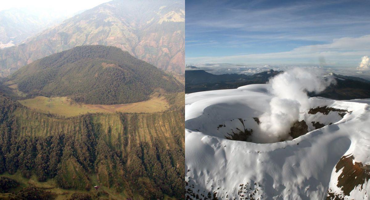 Reportan actividad en el Nevado del Ruiz y el Cerro Machín. Foto: Servicio Geológico Colombiano