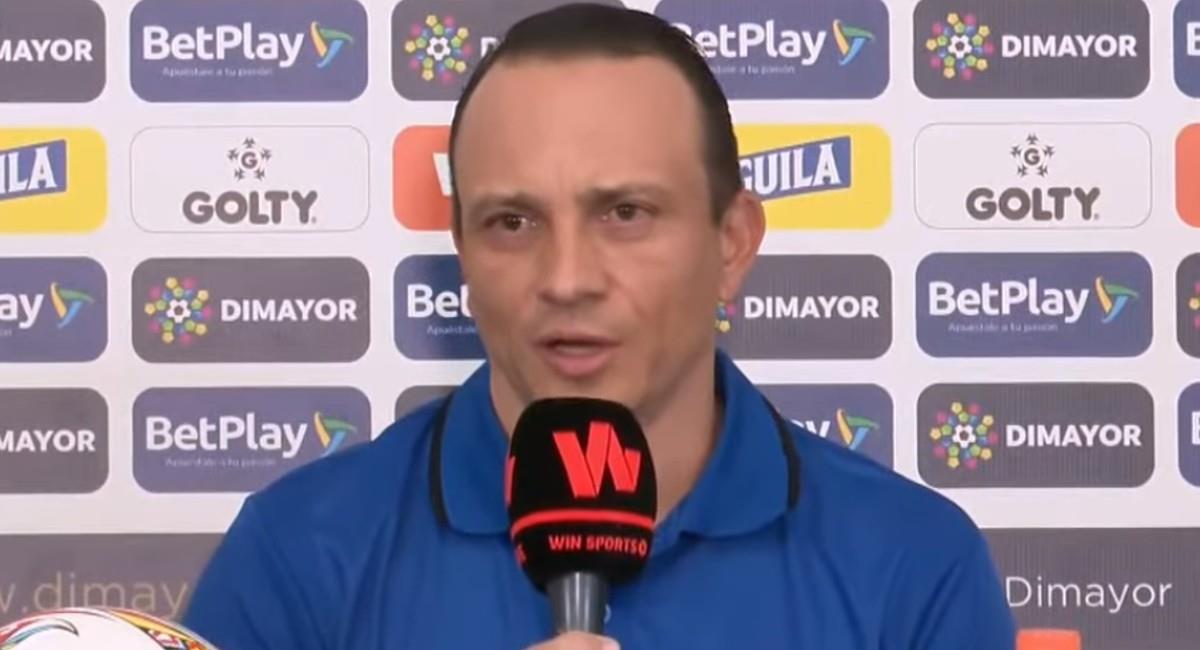 El director técnico del Deportivo Pereira se mostró positivo previo al partido de ida del torneo clausura. Foto: Youtube División Mayor