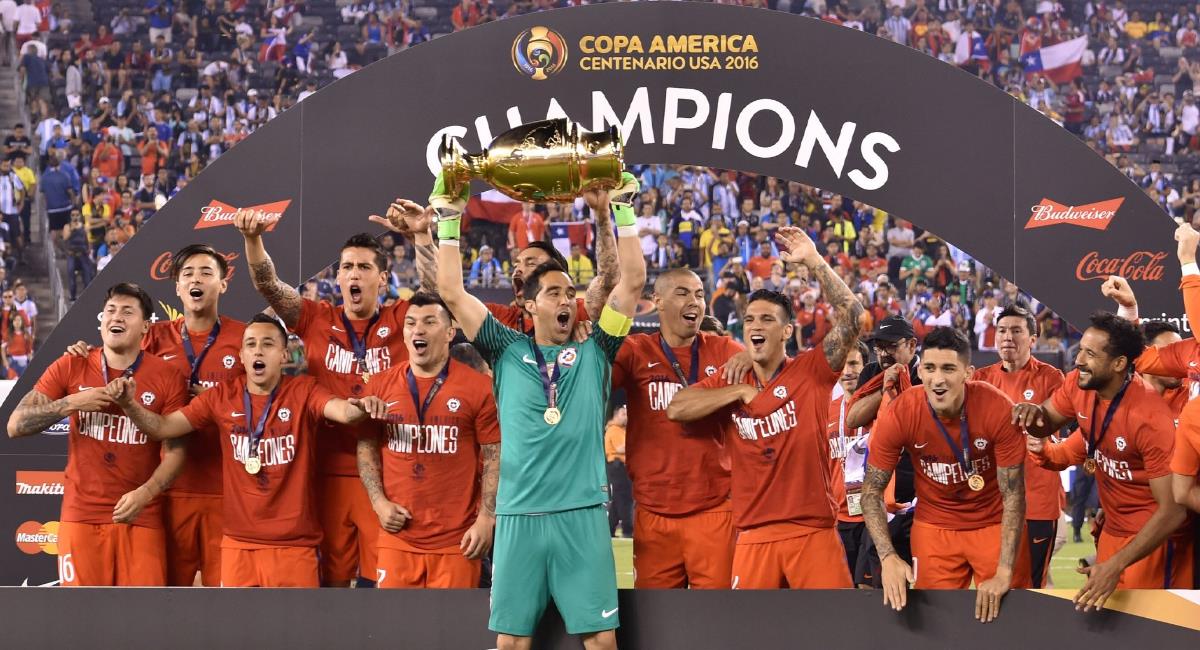 La Copa América Centenario fue ganada por Chile, en 2016. Foto: Twitter @oscarcastillotr