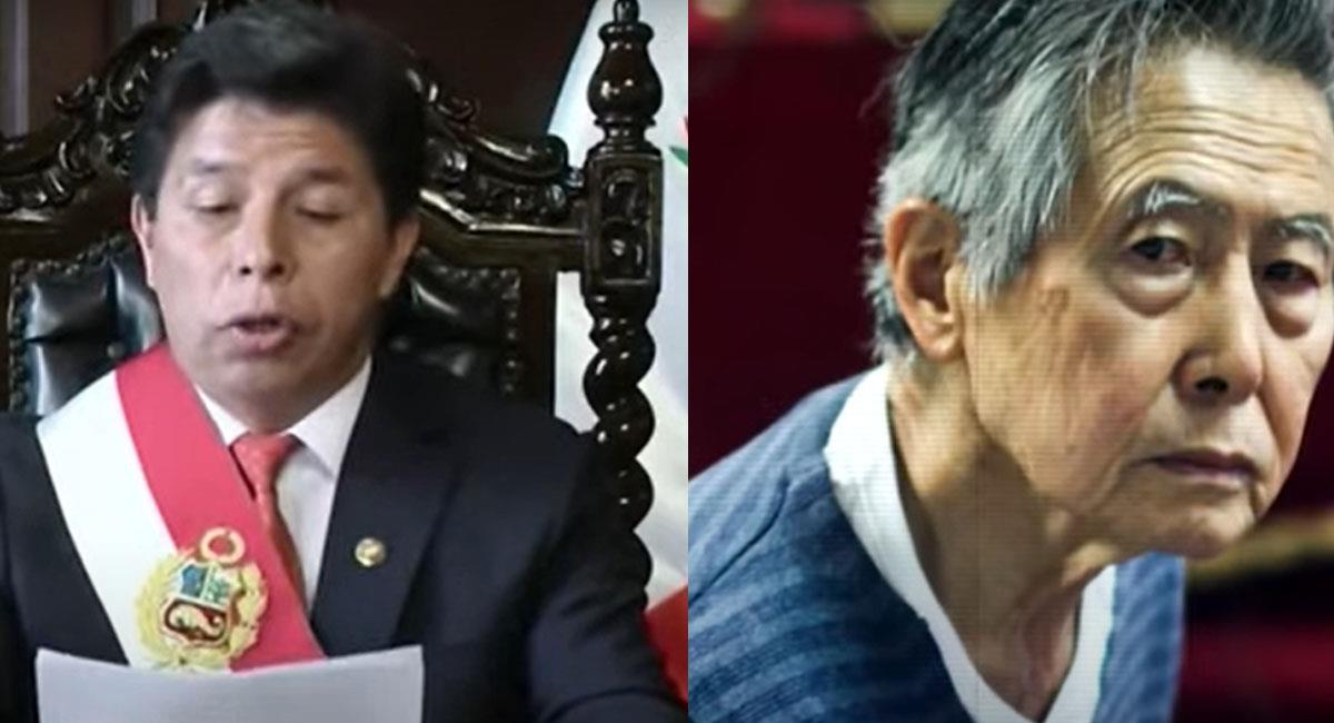 Pedro Castillo y Alberto Fujimori coinciden en que son expresidentes peruanos y en que comparten prisión. Foto: Youtube