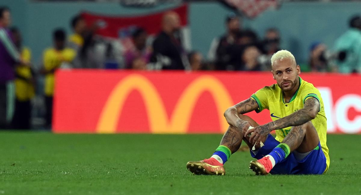 Neymar fue uno de los más tristes luego de su eliminación. Foto: EFE