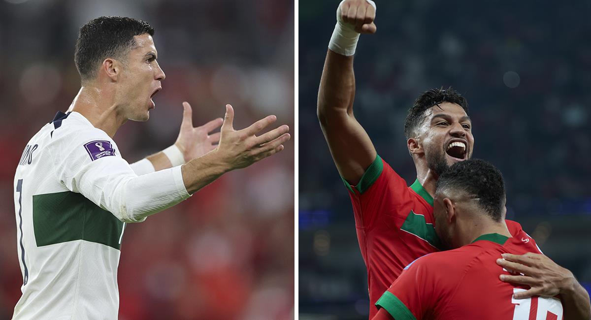 Marruecos aseguró su cupo a semifinales de Qatar 2022 tras vencer Portugal. Foto: EFE