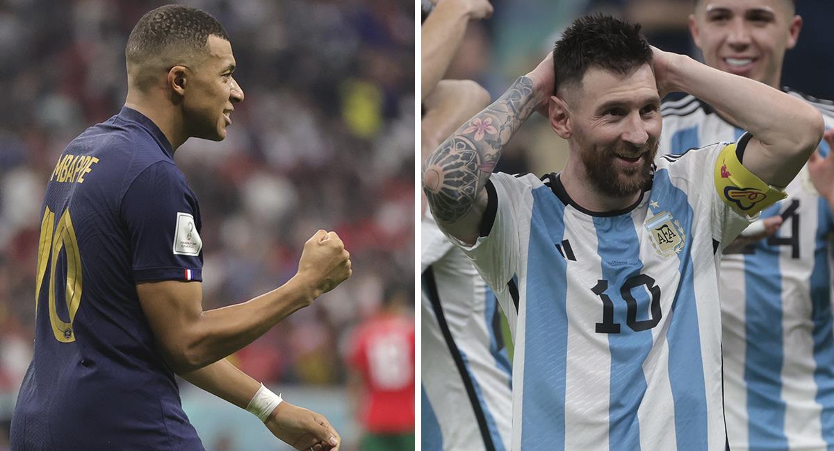 Mbappé y Messi se encontrarán en la gran final del Mundial Qatar, así podrá ver el duelo entre Francia y Argentina. Foto: EFE