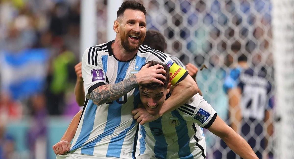Messi jugando con el equipo argentino. Foto: Instagram @leomessi