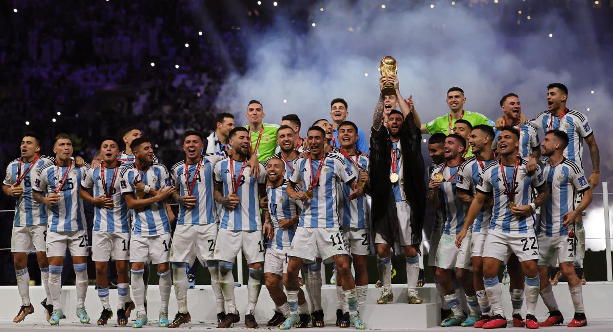 Luego de 36 años, Argentina logra una nueva Copa del Mundo. Foto: EFE