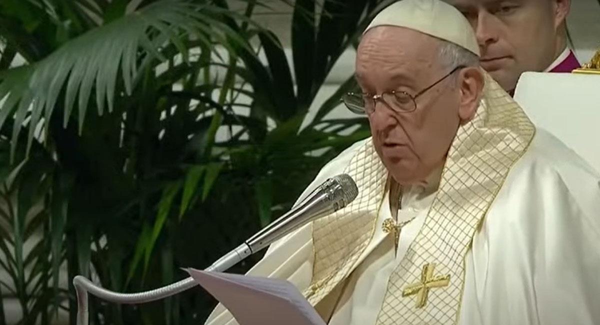 Jorge Bergoglio, el Papa Francisco, ha dicho que su carta de renuncia fue redactada hace algunos años. Foto: Youtube