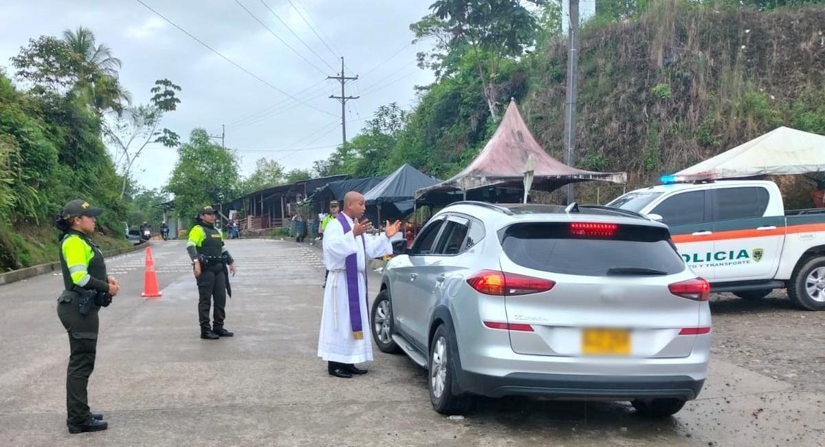 Iglesia Católica se refiere al paro armado del ELN en el Chocó. Foto: Twitter @policiachoco
