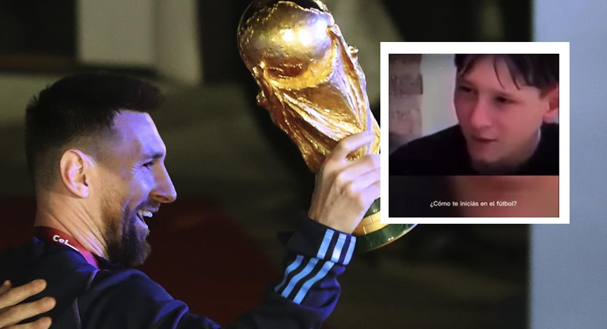 Lionel Messi y su emotivo mensaje a sus seguidores tras el título de campeón con Argentina en Qatar 2022. Foto: EFE IG: Lionel Messi