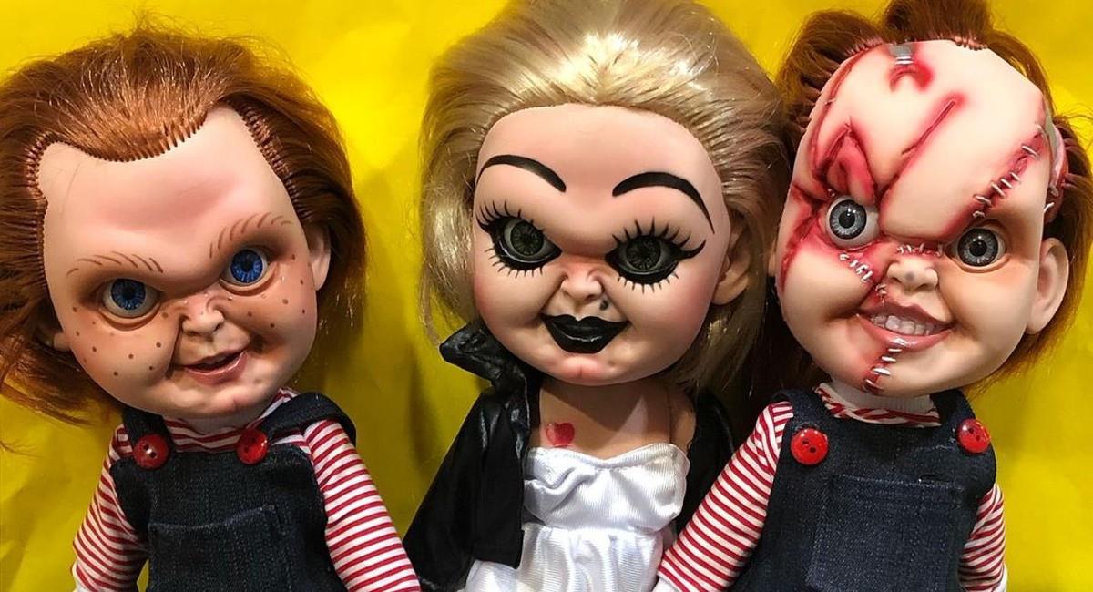 Muñeco Chucky y Tiffany. Foto: Instagram __milcosas__