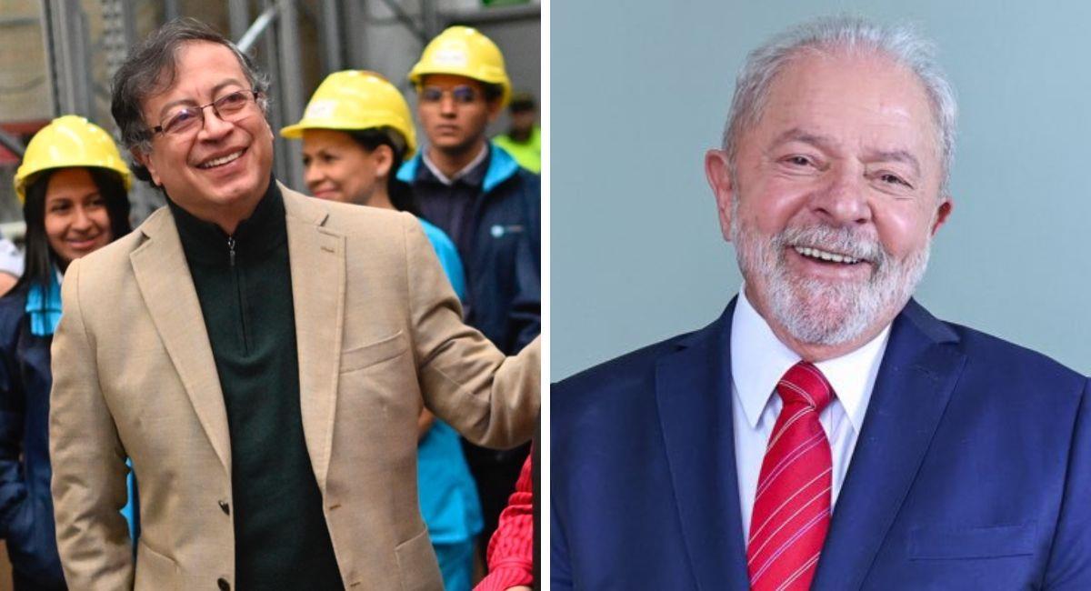 Presidente Petro asistirá a la investidura de Lula da Silva en Brasil. Foto: Twitter @gustavopetrourrego @LulaOficial