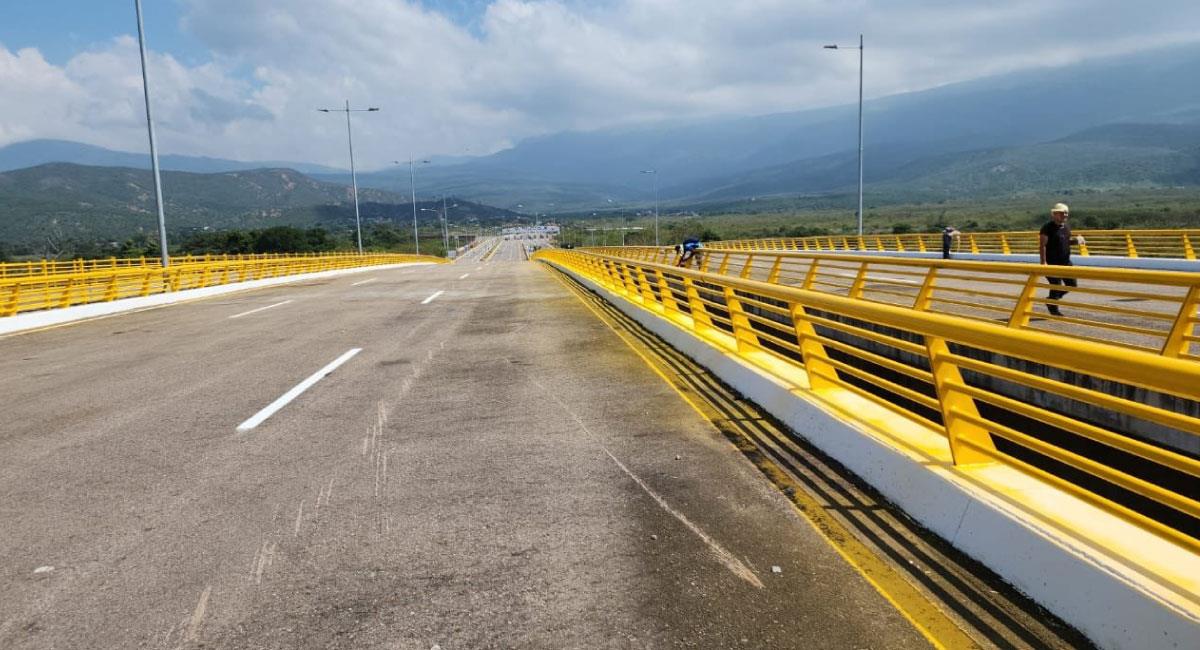 Colombia y Venezuela ponen en funcionamiento el puente Tienditas. Foto: Twitter @infopresidencia