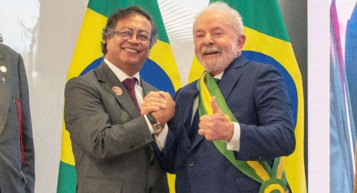 Estos fueron los compromisos pactados entre los presidentes Lula y Petro. Foto: Twitter @gustavopetrourrego