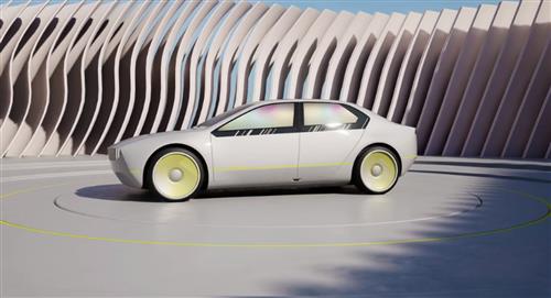 BMW presentó un vehículo tecnológico y muy futurista 