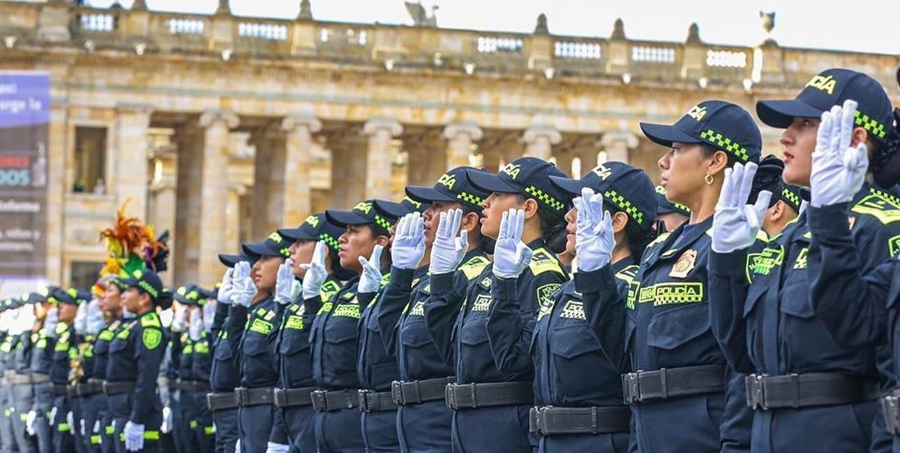 Los policías fueron acorralados en su puesto de trabajo. Foto: Instagram @policiadecolombia