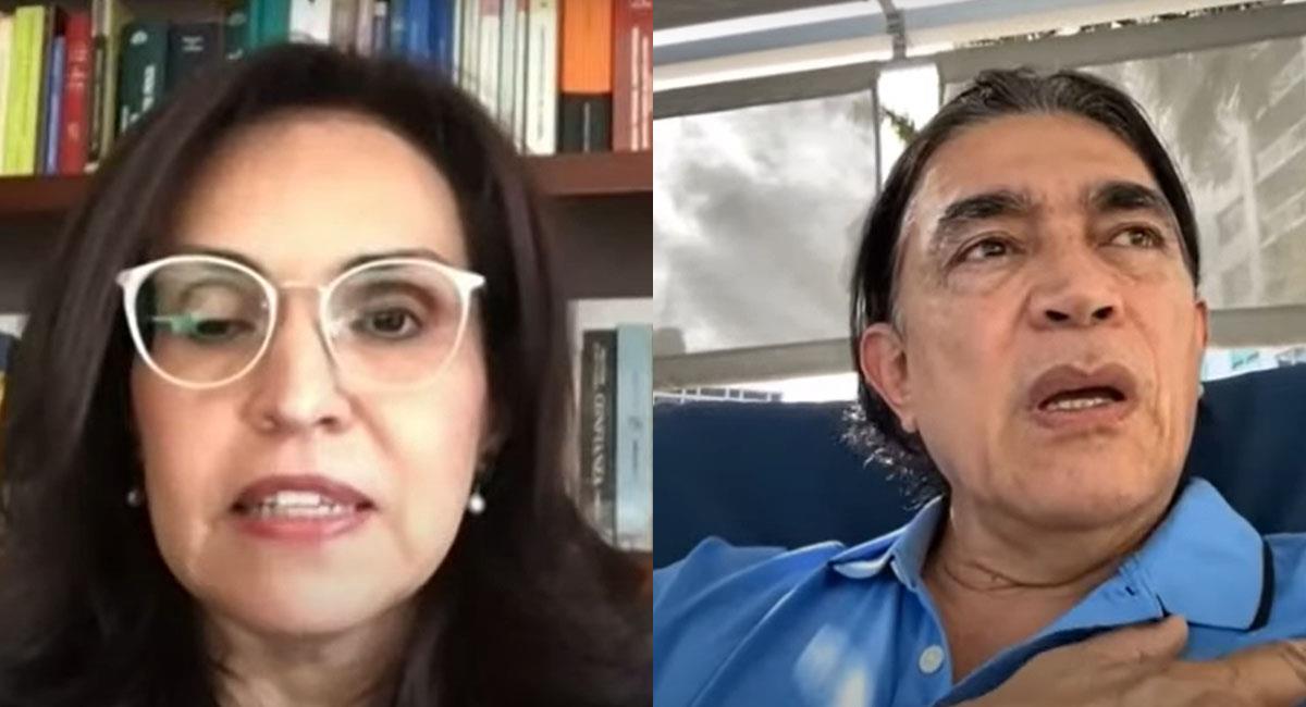 Viviane Morales considera que Gustavo Bolívar es el máximo dirigente de las primeras líneas. Foto: Youtube