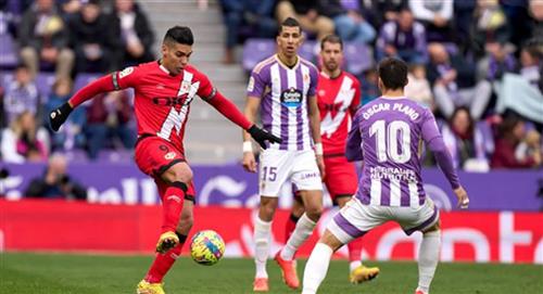 El "Tigre" Falcao "rugió" en la victoria del Rayo ante el Valladolid por LaLiga
